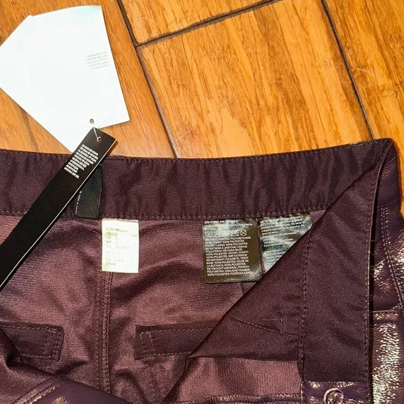 H&M Shiny Purple Vegan Pants - Picture 3 of 6